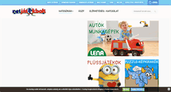 Desktop Screenshot of netjatekbolt.hu